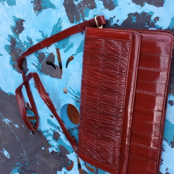 Vintage Eel Skin Purse - Picture 4 of 5